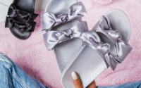 Szare klapki DeeZee Love Like that Bow